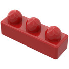 LEGO Rød Primo Klods 1 x 3 (31002)