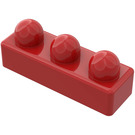 LEGO rouge Primo Brique 1 x 3 (31002)
