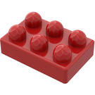 LEGO Rood Primo Steen 2 x 3 x 1 (31149)