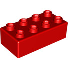 LEGO Rood Quatro Steen 2 x 4 (48201)