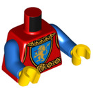 LEGO rot Queen Lionne mit Umhang Minifig Torso (973 / 76382)
