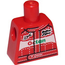 LEGO Rojo Race Coche Conductor Torso sin brazos (973)