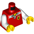 LEGO rot Race Minifig Torso (973 / 76382)
