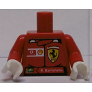 LEGO Red Racers Torso with 'R. Barrichello' and 'Vodafone' Decoration (973)