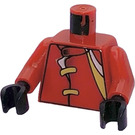 LEGO Red Racers Torso with Straps and Stripes (973 / 73403)