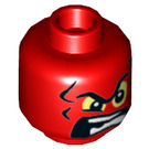 LEGO rot rot Skull Kopf (Einbau-Vollbolzen) (3626 / 25954)