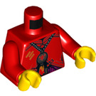 LEGO Rot Rot Son Minifigur Torso (973 / 76382)