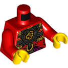 LEGO Rood Rood Son (met Jetpack) Minifiguur Torso (973 / 76382)