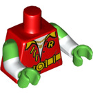 LEGO Red Reggae Man Batsuit Minifig Torso (973 / 16360)