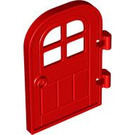 LEGO rot Recht Tür 4 x 6 mit Bow mit 3.2 Shaft (5257)