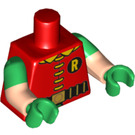 LEGO Red Robin with Green Boots Minifig Torso (973 / 16360)