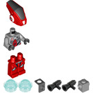 LEGO rouge Robot Sidekick avec Jet Pack Figurine