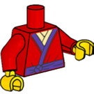 LEGO Red Roby Minifig Torso (973)