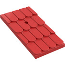 LEGO Red Roof Slope 4 x 6 with Top Hole