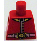 LEGO Rojo Royal Guardia Torso sin brazos (973)