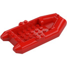 LEGO Rød Gummi Båd 6 x 12 x 2 (78611)