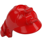 LEGO Red Samurai Helmet with Clip and Long Visor (65037 / 98128)