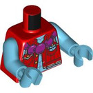 LEGO Red Sandy Minifig Torso (973 / 76382)