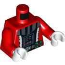 LEGO rouge Santa Darth Vader Minifig Torse (973 / 76382)