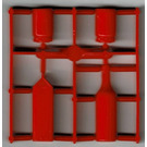 LEGO rot Scala Zubehör Sprue mit Wine, Milk und 2 Jars (33011)