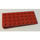 LEGO Red Scala Plate 4 x 8 with Clip