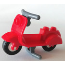 LEGO Scooter with Flat Silver Stand and Handlebars
