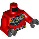 LEGO Röd Scuba Robin Minifigur Kropp (973 / 76382)