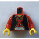 LEGO rouge Shogun Warlord Torse (973)