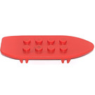 LEGO Rosso Skateboard con Bottoncini e Ruota Clips (2146)