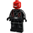 LEGO Rouge Crâne avec Noir Ceinture et Printed Jambes Minifigurine