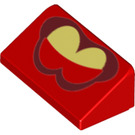 LEGO rouge Pente 1 x 2 (31°) avec Yeux (85984 / 94436)