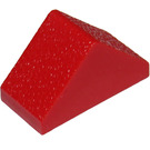 LEGO Red Slope 1 x 2 (45°) Double with Hollow Bottom