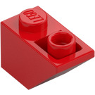 LEGO Rosso Pendenza 1 x 2 (45°) Invertito (3665)