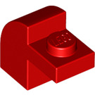 LEGO rot Steigung 1 x 2 x 1.3 Gebogen mit Platte (6091 / 32807)