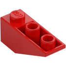 LEGO Rojo Con pendiente 1 x 3 (25°) Invertido (4287)