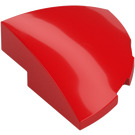 LEGO Rojo Con pendiente 1 x 3 x 3 Curvo Circular Cuarto  (76797)