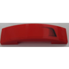 LEGO Red Slope 1 x 4 Curved Double with Right Side Sticker (93273)