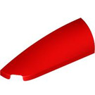 LEGO Red Slope 1 x 4 Curved Left (7206)