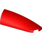 LEGO Red Slope 1 x 4 Curved Right (7205)