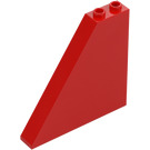 LEGO Red Slope 1 x 6 x 5 (55°) without Bottom Stud Holders (30249)