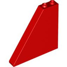 LEGO Red Slope 1 x 6 x 5 (55°) without Bottom Stud Holders (30249)
