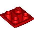LEGO Rood Helling 2 x 2 (45°) Omgekeerd (3676)