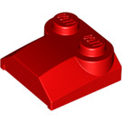 LEGO Rood Helling 2 x 2 x 0.7 Gebogen zonder gebogen uiteinde (41855)