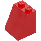 LEGO Rood Helling 2 x 2 x 2 (65°) met buis aan de onderzijde (3678)