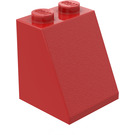 LEGO rot Steigung 2 x 2 x 2 (65°) ohne Unterrohr (3678)