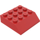 LEGO Czerwony Nachylenie 4 x 4 (45°) (30182)