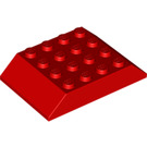 LEGO Red Slope 4 x 6 (45°) Double (32083)