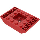 LEGO rot Steigung 4 x 6 (45°) Doppelt Invertiert (30183)