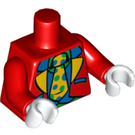 LEGO rouge Petit Clown Torse (973 / 88585)