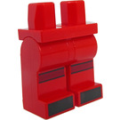 LEGO Rouge Football Player Minifigurine Hanches et jambes (100311 / 100965)